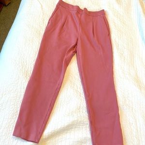 Ann Taylor Pink Pull-On Pants